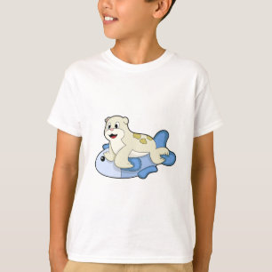 Camiseta Selo com Peixe