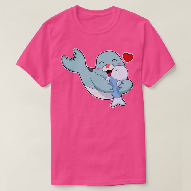 Camiseta Selo com Peixe 5 (Frente do Design)