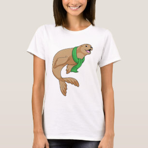 Camiseta Selo com Scarf