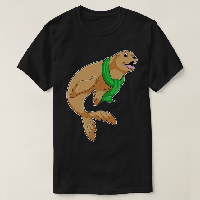 Camiseta Selo com Scarf (Frente do Design)