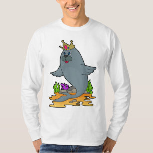 Camiseta Selo como rei com coroa