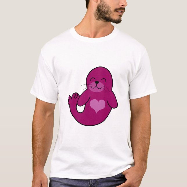 Camiseta Selo Cor-de-Rosa (Frente)