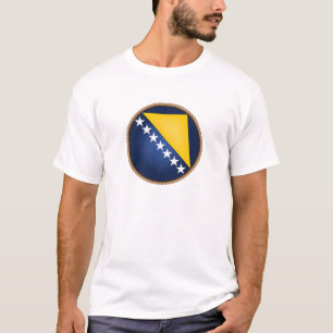 Camiseta Selo da Bandeira da Bósnia e Herzegovina Legal