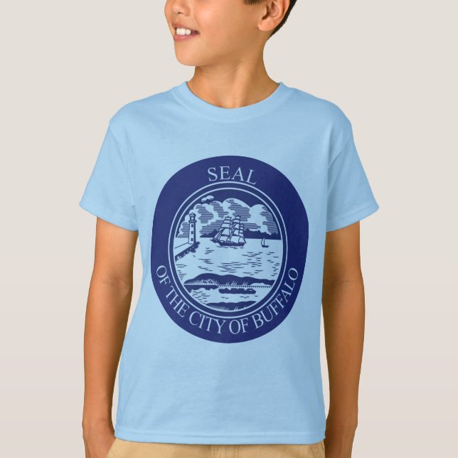 CAMISETA SELO DA CIDADE DO BÚFALO (Frente)