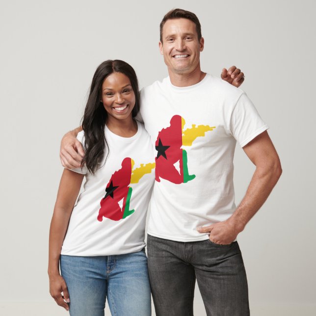 Camiseta Selo da Guiné-Bissau (Unissex)