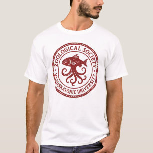 Camiseta Selo da Sociedade Zoológica de Miskatonic