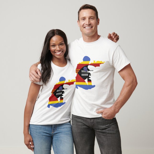 Camiseta Selo da Suazilândia (Unissex)
