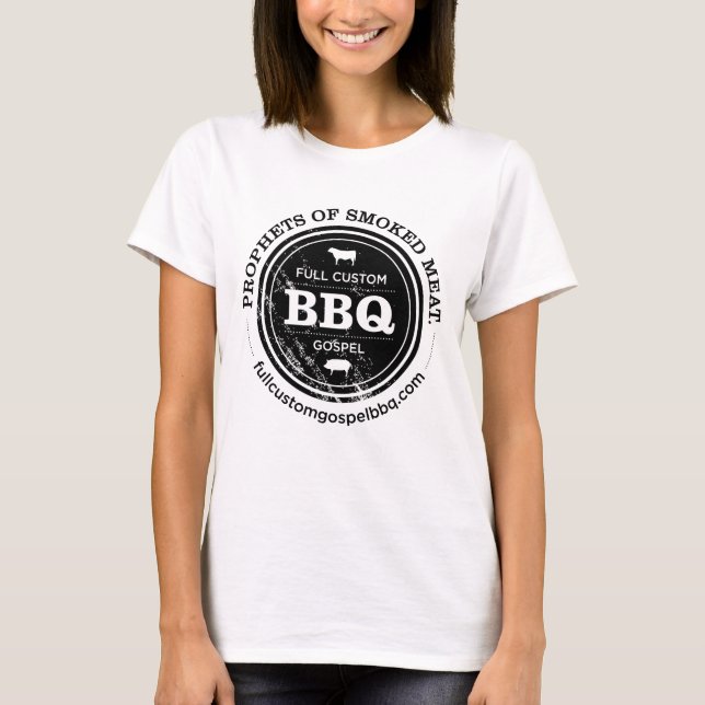 Camiseta Selo das senhoras de FCG-BBQ (Frente)