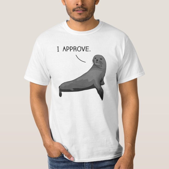 Camiseta Selo de aprovação (Frente)