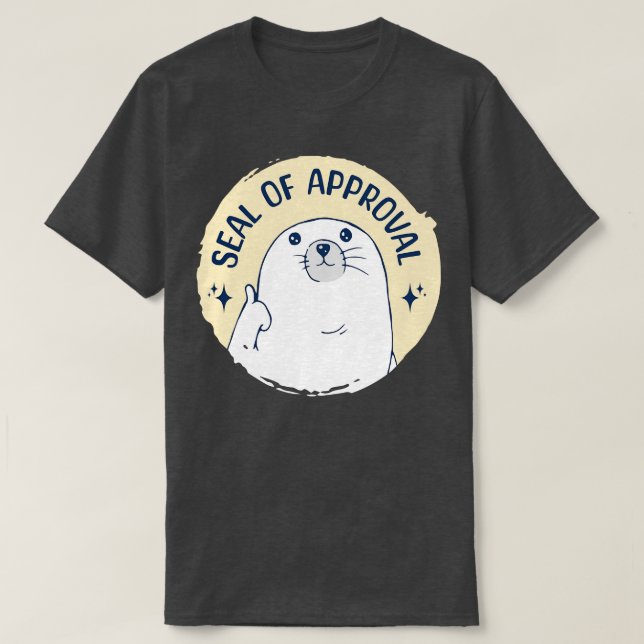 Camiseta Selo De Aprovação (Frente do Design)