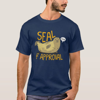 Camiseta Selo de Aprovação família engraçada