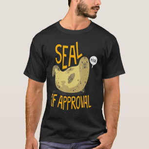 Camiseta Selo De Aprovação Foco De Peixes De Cotação De Pei