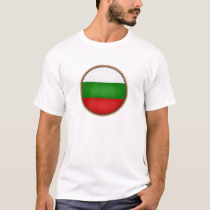 Camiseta Selo de Bandeira da Bulgária Legal