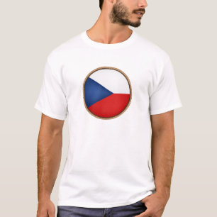 Camiseta Selo de Bandeira da República Checa Legal
