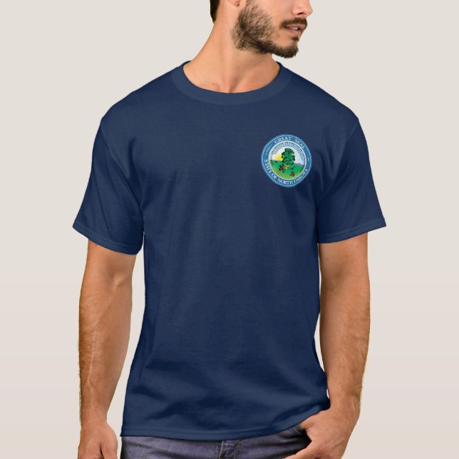Camiseta Selo de Dakota do Norte (Frente)