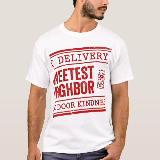 Camiseta Selo de Entrega de Doces ao Vizinho Mais Doce