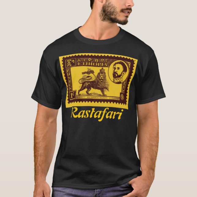 Camiseta Selo de Haile Selassie (Frente)