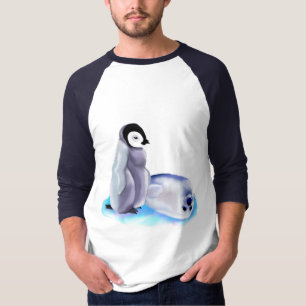 Camiseta Selo de harpa e bebê *Baby Penquin