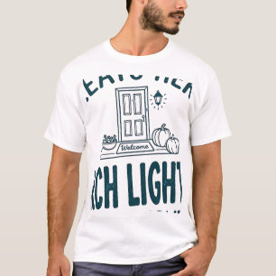 Camiseta Selo de Luz da Varanda Presentes Aqui Bons Vizinho
