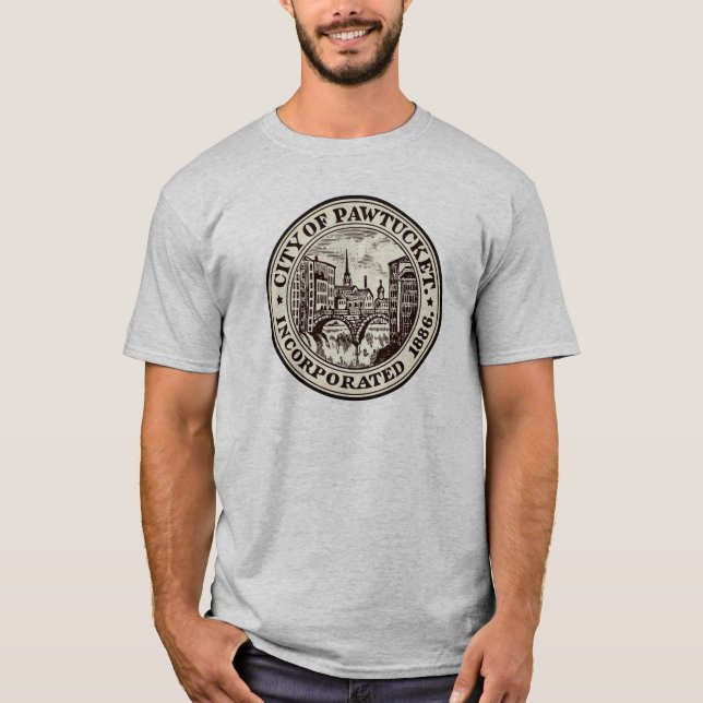 Camiseta Selo de Pawtucket, Rhode Island (Frente)
