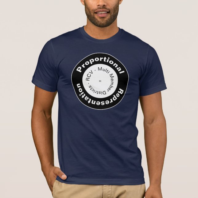 Camiseta Selo de representação proporcional T-Shirt (Frente)