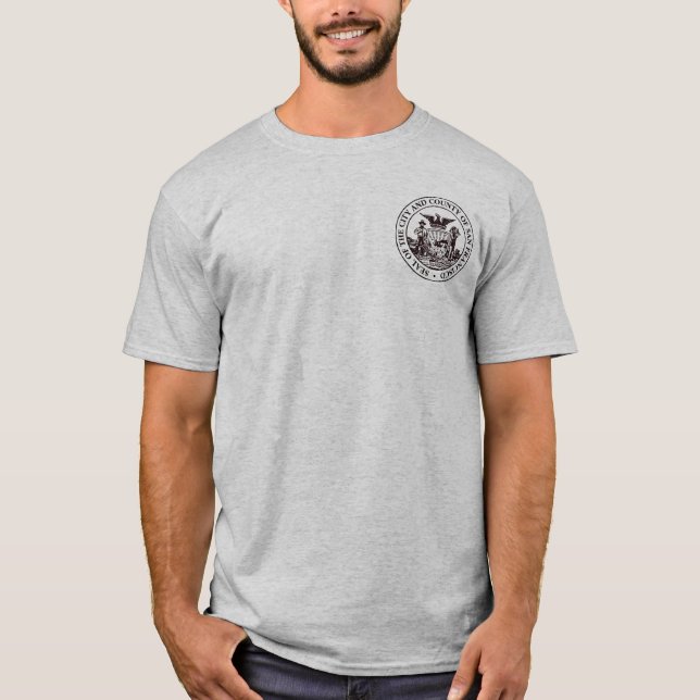 Camiseta Selo de São Francisco, CA T-Shirt (Frente)