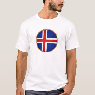 Camiseta Selo de Sinalizador da Islândia Legal