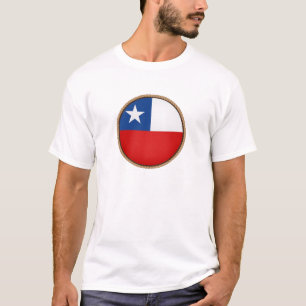Camiseta Selo de Sinalizador do Legal Chile