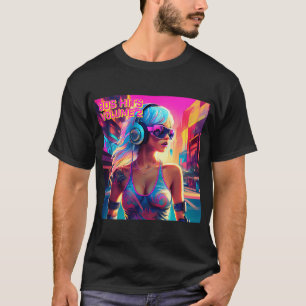 Camiseta Selo Discográfico de Música Eletrônica de Dança do