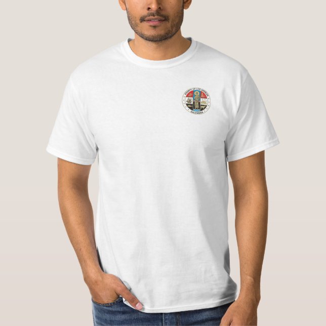 Camiseta selo do Condado de Los Angeles (Frente)