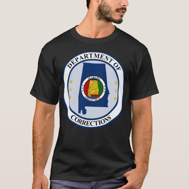 Camiseta Selo do Departamento de Correções do Alabama (Frente)