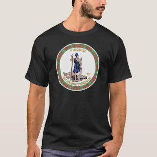 Camiseta Selo do estado de Virgínia