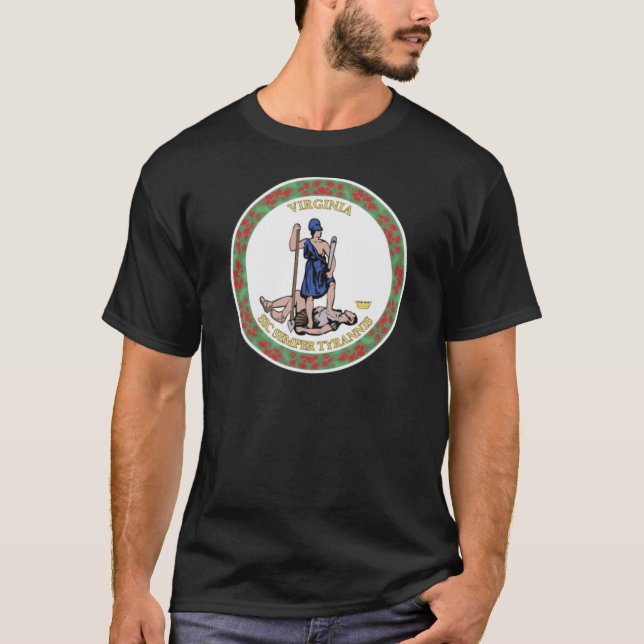 Camiseta Selo do estado de Virgínia (Frente)