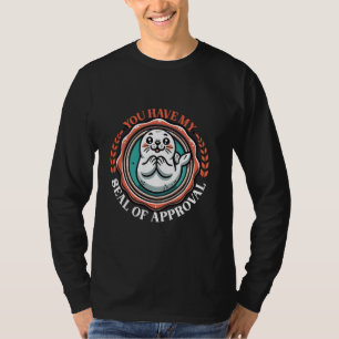 Camiseta Selo do Leão do Mar de Corte de Aprovação