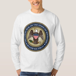 Camiseta Selo do Mississipi (Estado dos EUA)