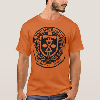 Camiseta Selo do preto de áudio de variação de tempo