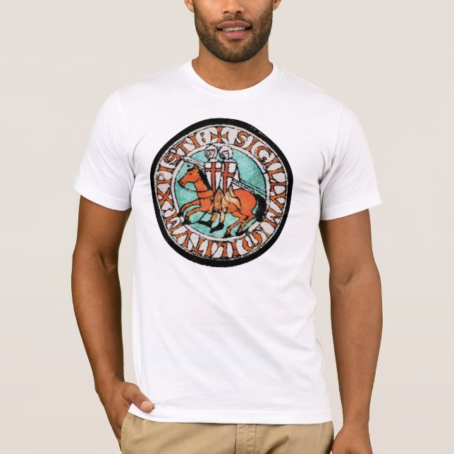 Camiseta Selo dos cavaleiros Templar (Frente)