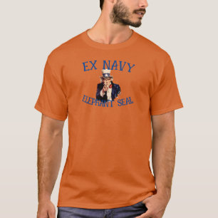 Camiseta Selo-Elefante Ex-Marinha Trump Livro Reality TV PA