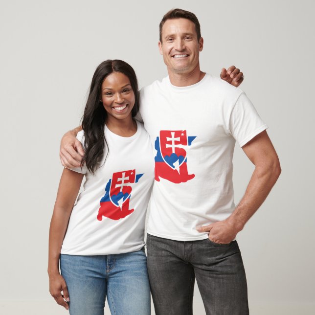 Camiseta Selo Eslováquia (Unissex)