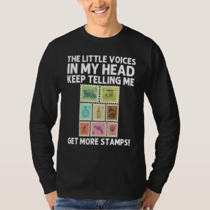 Camiseta Selo Legal Para Homens Mulheres Coleção de Selos C