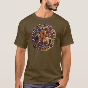 Camiseta Selo medieval dos cavaleiros Templar
