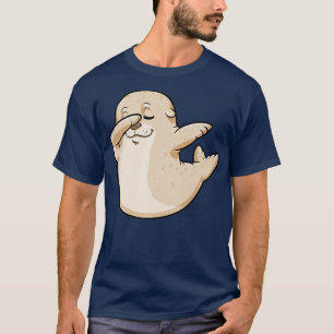 Camiseta Selo na mesa de dança do salto de anca 1