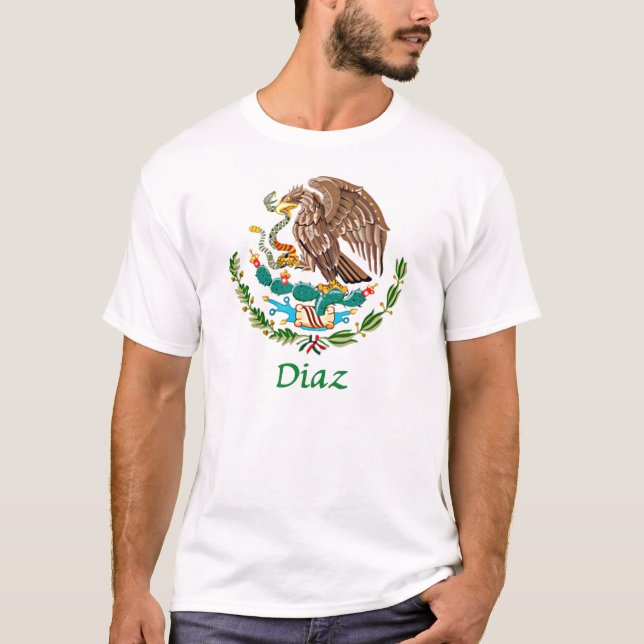Camiseta Selo nacional mexicano de Díaz (Frente)