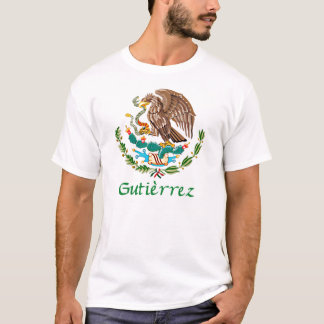 Camiseta Selo nacional mexicano de Gutiérrez