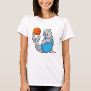 Camiseta Selo no basquete