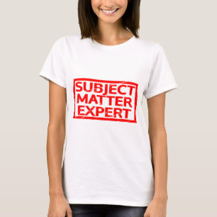 Camiseta Selo perito do assunto