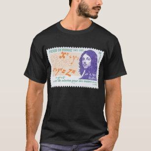 Camiseta Selo postal de Fermat