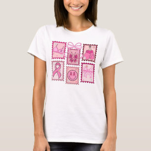 Camiseta Selos Postais de Consciencialização do Cancro da M