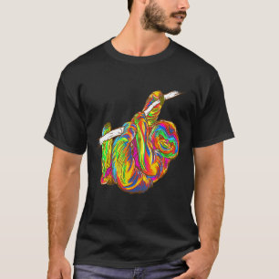 Camiseta Selva colorida residente em animais favoritos