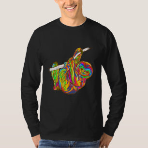 Camiseta Selva colorida residente em animais favoritos